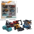 thumbnail image 4 of Msgweeeg Car Toy 6 Year Old Boy Christmas Gifts Alloy Return To Engineering Vehicle Model Set Excavator forklift Stack Car Model No Battery Childrens Gift Gifts for 12 Year Old Girls, 4 of 7