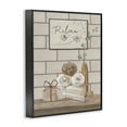 thumbnail image 4 of Stupell Industries Relax Bathroom Scene Typography Painting Black Framed Art Print Wall Art, 16 x 20, 4 of 10
