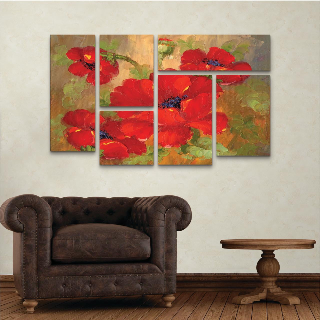 Trademark Fine Art 'Poppies' Canvas Art by Anonymous