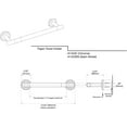 thumbnail image 3 of Gatco Latitude II Kitchen Paper Towel Holder, Chrome, 3 of 3