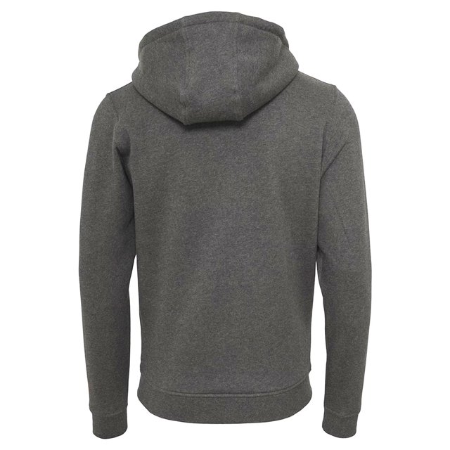 Build Your Brand Mens Plain Full Zip Hoodie