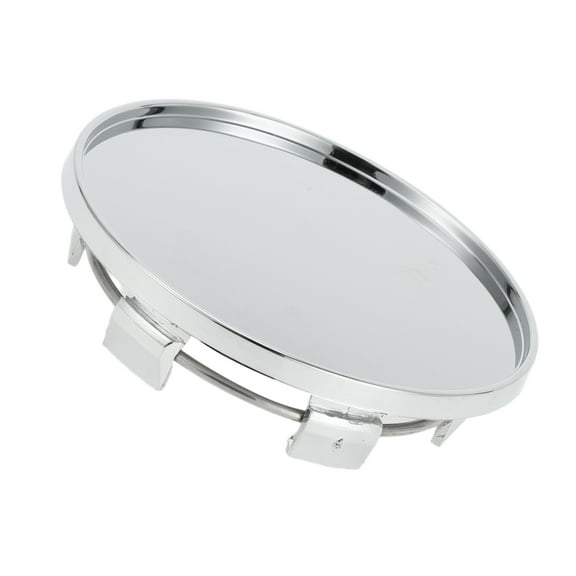 Unique Bargains 1PC Car Wheel Hub Center Caps 69mm 2.72" OD Center Hub Cover Scratch Resistance Plastic Chrome Silver Tone