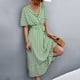 thumbnail image 3 of Vestido cruzado con Cuello en V NikouMX verano S M L XL, 3 of 6