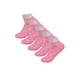thumbnail image 2 of INSPIRE CHIC Calcetines deportivos de corte bajo con puño elástico para mujeres, talla de zapatos para niños grandes y niñas 3-5.5 / Edad 7-9, color rosa con corazón, 2 of 6