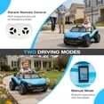 thumbnail image 3 of iRerts 12V Ride on Cars with Remote Control, Licensed Volkswagen Beetle Powered Ride on Toys with Bluetooth, USB Port, Music, Rear Storage, LED Lights, Electric Car for Kids 3-6 Years Old, Blue, 3 of 10