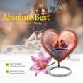 thumbnail image 5 of Cardinal Bird Small Keepsake Urn, Miniature Urns For Human Ashes, Tiny Urn For Men Ashes Adult, Funeral Urns For Ashes Adult Male, Decorative Memorial Urns, Portable Burial Urns 3 Inch, 1 Pc, 5 of 5