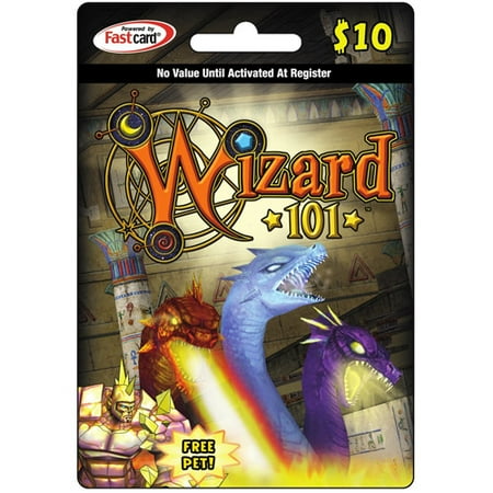Kings Isle $10 Wizard 101 Card