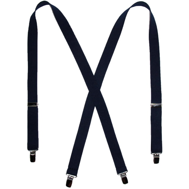 CTM® Elastic Clip-End 1 Inch Basic Suspenders (Women's)