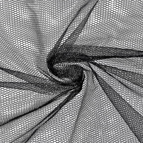 1pc Chemical Fiber Fabrics Black 184x0.01cm 2m/pc Cloth