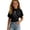 A-Black10, variant on JAJAHO Kids Girls Clothes Short Sleeve T Shirts For Girl Crew Neck Stretchy Slim Fit Graphic Summer Fashion Clothing 3-14Y Stylish Tops