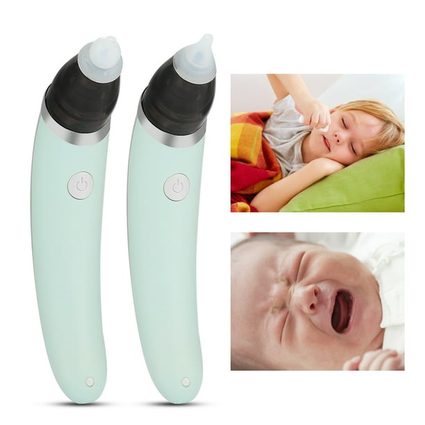 BLEU nettoyage de nez qui coule Aspiration nasale de mucus de bébé