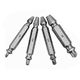 thumbnail image 2 of Juego de 4 piezas de guía de brocas extractor de pernos de rotura de tornillos dañados, juego de her Tomshoo Removedor de tornillo, 2 of 2