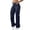 Navy, variant on Tqcoqu Cargo Pants for Women with Pockets High Waisted Hiking Baggy Trousers Stretchy Wide Leg Y2K Streetwear,Army Green,Women's S-XL