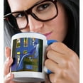 thumbnail image 2 of 3dRose, Painting Salvador Dali Voyeur Surrealism, 11oz Two-Tone Blue Mug, 2 of 7