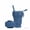 Blue, variant on Silicone Collapsible Coffee Cup 20oz, Travel Mug with Straw