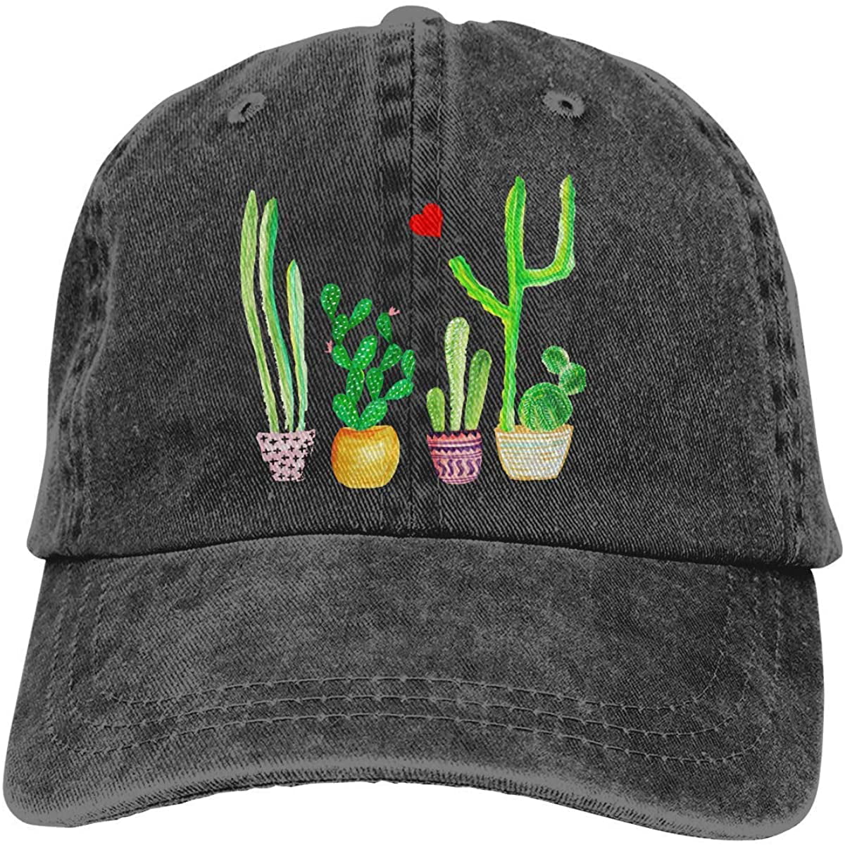 Flower Dandelion Stages Adjustable Cowboy Hats Denim Dad Hat Baseball Cap
