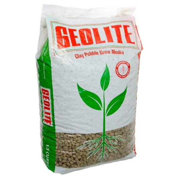 GEOLITE GMGC45L Clay Pebble Grow Media, Gray, 1.5 Cu. Ft.