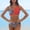Multicolor, variant on Swimsuit Women Two Piece Leopard Print Sexy Backless Halter Beach Bikini Swimwear Set