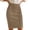 Coffee, variant on Women’s Basic Stretch Work Pencil Skirts Plus Size Knee Length Bodycon Skirts High Waisted Slim Straight Comfortable Pure Color Short Skirt Casual Daily Commuting Wear White XL