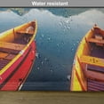 thumbnail image 6 of Ambesonne Fishing Place Mats Set of 4, Lake Sailboats, Standard Size, Multicolor, 6 of 6