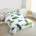 thumbnail image 3 of Manfei Ball Gamer Golf 3 Pieces Queen Comforter Set for Children Boys Men,Watercolor Splash Ultra Soft Bedding Sets,Sport Theme Bedding Comforter Set,Lightweight Room Decor,Reversible, 3 of 8
