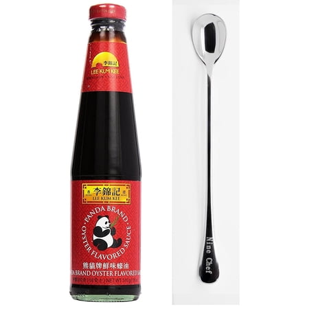NineChef Bundle - Lee Kum Kee Panda Oyster Sauce 18 oz Per Order (2 Bottle) + 1 NineChef Brand ChopStick