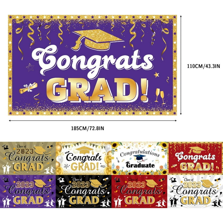 Beppter Graduation Decoration Celebrate Decoration 3 Pieces 2024