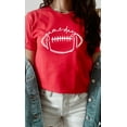 thumbnail image 6 of Cursive Football Game Day Graphic Tee T-Shirt, 6 of 10
