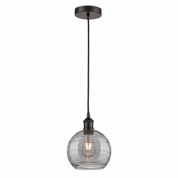 Innovations Lighting - Athens Deco Swirl - 1 Light Mini Pendant In Industrial