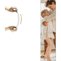 Full Length Wall Mirror Tiles,Glassless Mirror for Kids,Acrylic-12''x12''x8PCS,Home Gym Mirror for Bedroom,Living Room,Door, Unbreakable Frameless Mirror Wall Stickers(11.8'' x 11.8'' - 8PCS)