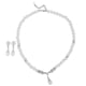 thumbnail image 3 of 2 juegos de joyas de pendientes de collar de de cristal chapado en oro / plata para mujer Salvador collar y pendientes, 3 of 10
