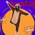 thumbnail image 5 of Veyryth Unisex Monkey Adult Onesie Pajamas, Polar Fleece Animal Pajamas，One-Piece Sleepwear for Men and Women Size L, 5 of 7