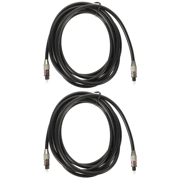 FRCOLOR 2- Optical Audio Cable for TV, High-Speed Optical Sound Cable, Clear Sound Transmission