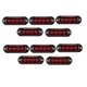 thumbnail image 1 of 10Pcs 12V-24V 4LED Car Side Marker Lights Turn Signal Lights Side Indicator Lights Taillight for Trailers Trucks, 1 of 5