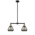 thumbnail image 4 of Innovations Lighting 209 Fulton Fulton 2 Light 21" Wide Linear Chandelier - Black, 4 of 7