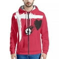 thumbnail image 2 of 2022 Qatar Football World Cup Zip Hooded Sweater Netherlands Spain Brazil Fans Cheering Jacket, 2 of 5