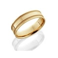 thumbnail image 2 of Alliance de Mariage Rainurée pour Homme en Or Jaune 14K 6 mm, 2 of 2