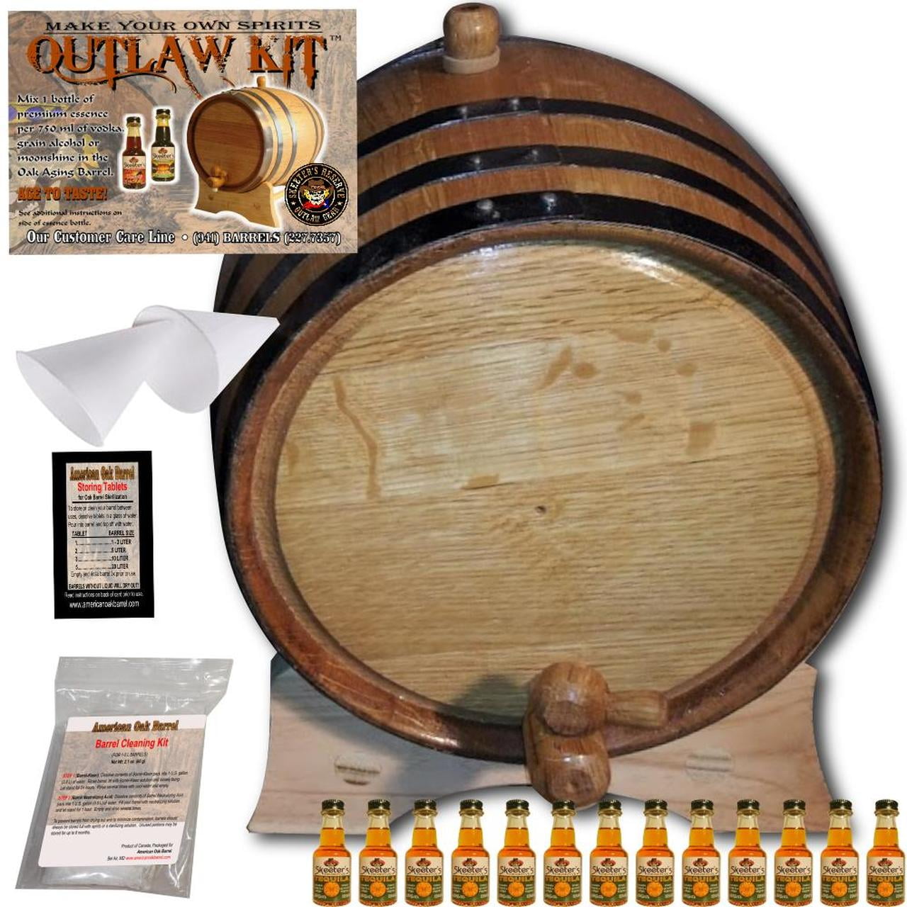 The Outlaw Kit™ Barrel Aged Tequila Making Kit Create Your Own