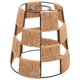 thumbnail image 3 of Pendant Lamp Shade Chinese Style Rope And Iron Lampshade Khaki 18x18cm Light Diffusion 1Pack, 3 of 4