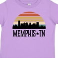 thumbnail image 4 of Inktastic Memphis Tennessee Skyline Retro Sunset Boys or Girls Toddler T-Shirt, 4 of 5