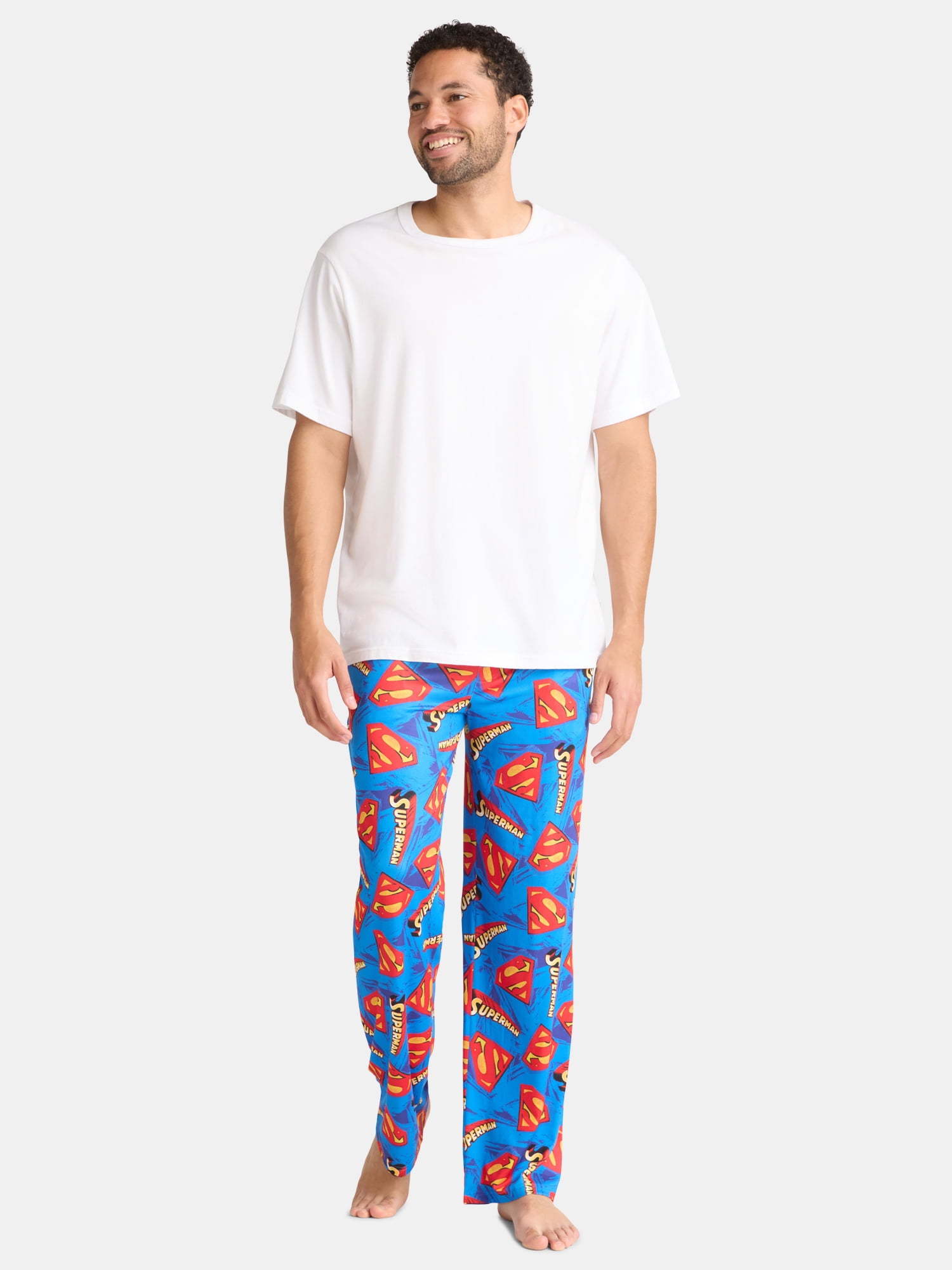 Superman Men's Pajamas Sleep Pants, Sizes S-2XL