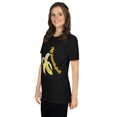 thumbnail image 3 of Banana Is My Favorite Fruit Short-Sleeve Unisex T-Shirt (Black, 2XL), 3 of 4