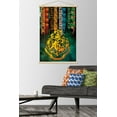 thumbnail image 2 of The Wizarding World: Harry Potter - House Crests Wall Poster with Wooden Magnetic Frame, 22.375" x 34", 2 of 5