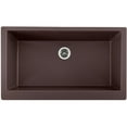 thumbnail image 3 of Elkay Quartz Luxe 35-7/8" x 20-15/16" x 9" Single Bowl Farmhouse Sink with Perfect Drain, Chestnut, 3 of 4