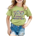 thumbnail image 1 of TZEWGL T-Shirts For Toddler Graphic Print Round Neck Loose Short Sleeve Clothes For Kids size 6-7T, 1 of 4