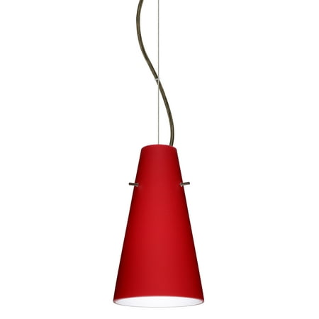 

Besa Lighting 1Kx-4124Rm Cierro 1 Light Cable-Hung Pendant - Bronze