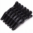 thumbnail image 1 of Pinza de cocodrilo ZHAOCHENG de 6 piezas negra para peluquería, 1 of 5