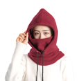 thumbnail image 1 of Comfortable Winter Scarf Ladies Integrated Hat Thick Warm Soft Fabric Windproof Quick-drying Cozy Elastic Ear Neck Head Protection, 1 of 8