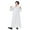 White, variant on Thobe for Boy Kaftan Casual Long Sleeves Dress Crew Neck Kids Robe White Thobe 13-14 Years