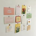 thumbnail image 1 of Tarjeta De Decoración De Pared De Tulipán, Tarjeta De Decoración De Pared, Flor De Tulipán, Bloque De Color Geométrico, Dormitorio, Estilo Coreano, Accesorios Para Fotos, 1 of 3